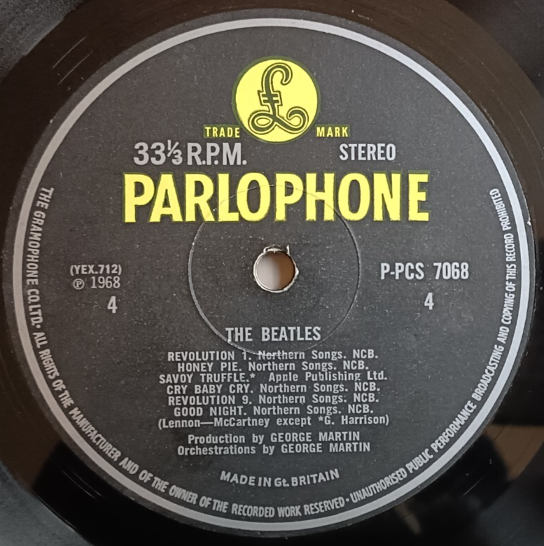 The Beatles 2x LP White Album UK Parlophone Export 1st Press COMPLETE INC SPACER
