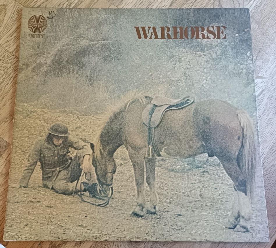 Warhorse LP Same UK Large Vertigo Swirl 1st Press PROG PLEASE READ DESCRIPTION