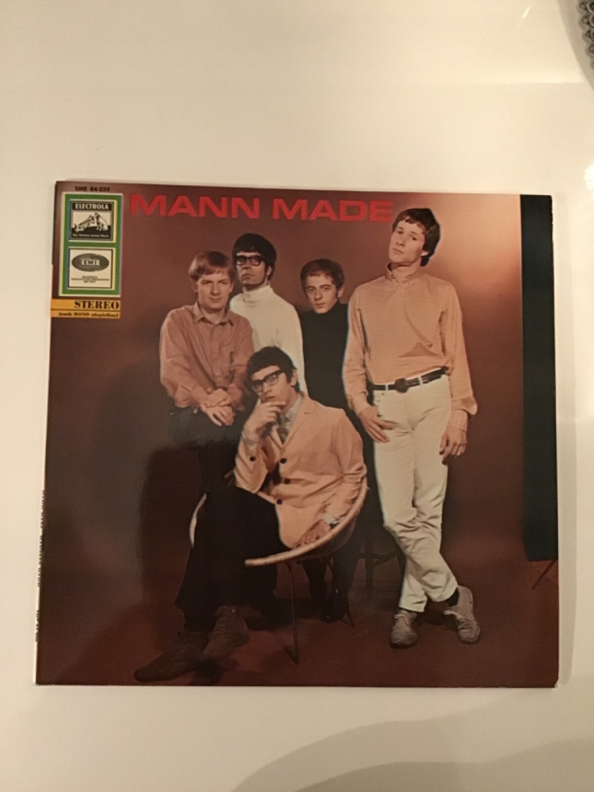 Manfred Mann Ultra Rare German LP Mann Made Electrola SME 84 039 Near MINT   