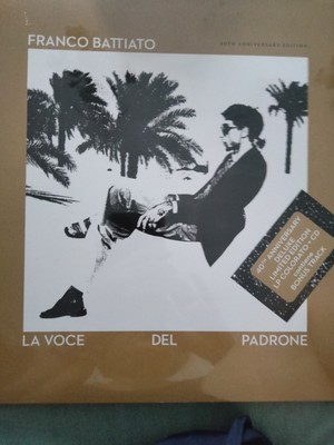 La Voce Del Padrone di Franco Battiato  Vinile, 2LP 1CD, Colorati in Oro, 2021 