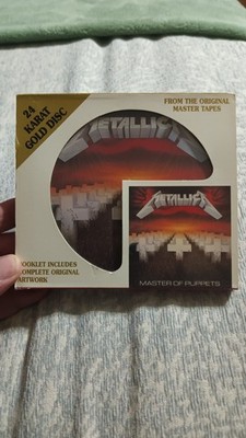 Metallica Master of Puppets 24 Karat Gold CD