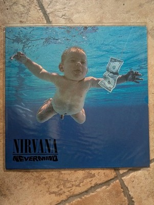 NIRVANA - NEVERMIND, 1991 ORIGINAL LP. UPSIDE DOWN INNER SLEEVE. Made in germany