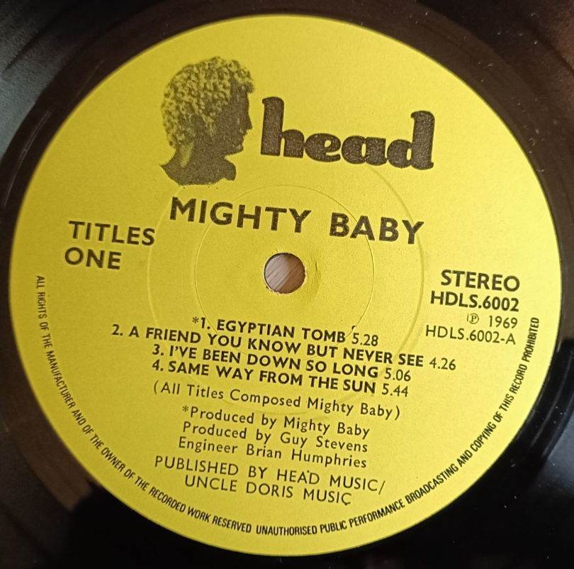 Mighty Baby LP Self Titled UK Head 1st Press PSYCH MASTERPIECE SUPERB AUDIO