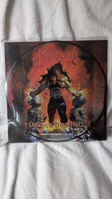 Manowar - Louder Than Hell. Picture Disc Vinyl, 2012.  385/500. EX. Super Rare 