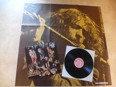 JETHRO TULL THIS WAS LP MIT RIESEN POSTER 1970 IN MINT  ULTRA RARE HOLY  GRAIL