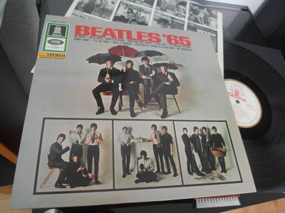 The Beatles     Beatles  65 Lp mint  Beat psych Freakbeat 1965 Weiss Gold Odeon