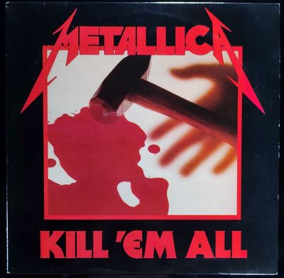 AUTHENTIC Metallica KILL EM ALL Vinyl LP FIRST PRESSING (1983)~Megaforce MRI 069