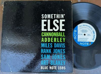 CANNONBALL ADDERLEY Somethin  Else Og Blue Note 1595 LP DG W63 Ear RVG Davis EX 