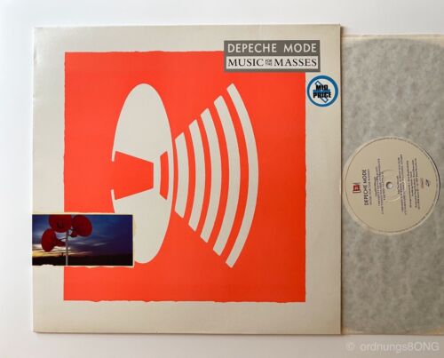 Depeche Mode  Music For The Masses Withdrawn Sleeve Vinyl Mega Rare