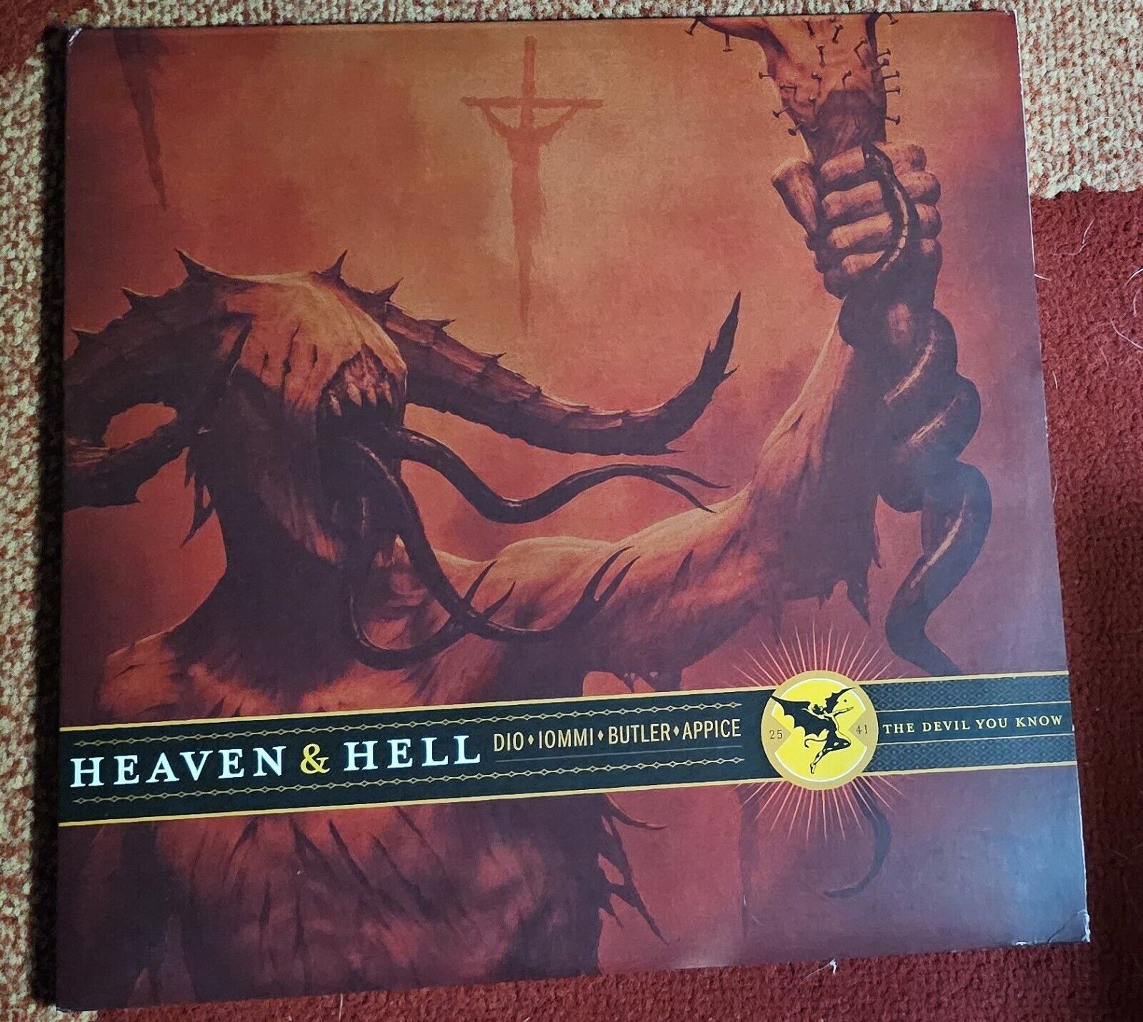 heaven and hell the devil you know vinyl lp 2009 rhino black sabbath ronnie dio