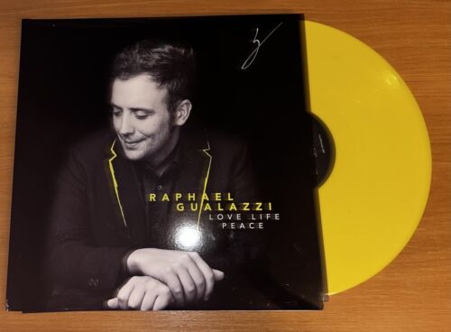 Raphael Gualazzi - Love Life Peace  2x 12   ltd edition numbered  signed Yellow