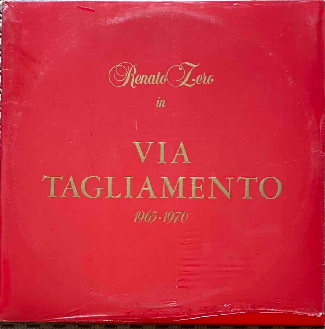 RENATO ZERO  VIA TAGLIAMENTO  RARO 2 LP gatefold embossed PL 31660 - SIGILLATO