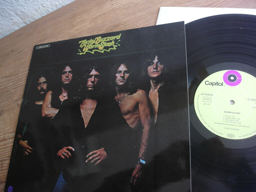 Tucky Buzzard     Warm Slash, mint- 1971 MEGARARE Hard Rock, Prog Rock LP