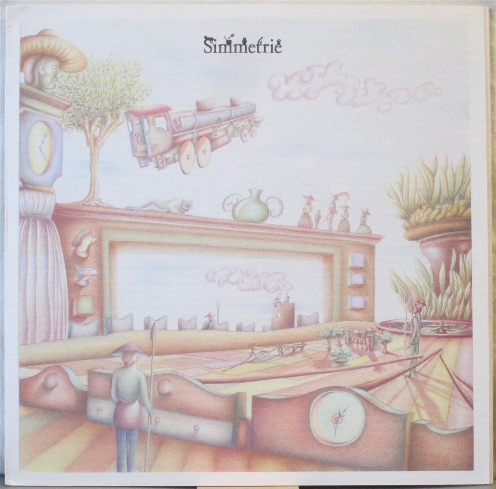 SIMMETRIE s/t LP Italian Prog Rock     on Angel Records  Ezra Winston  