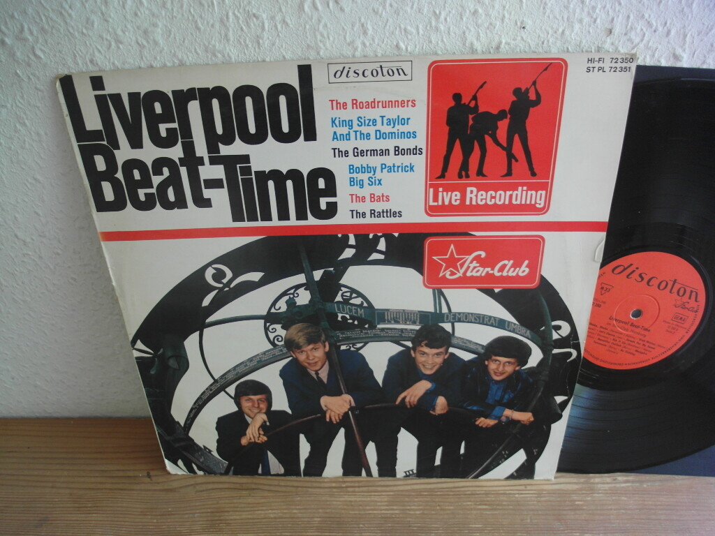 The Bats, German Bonds, Roadrunners, The Rattles Club Lp mono 1965 Top rare