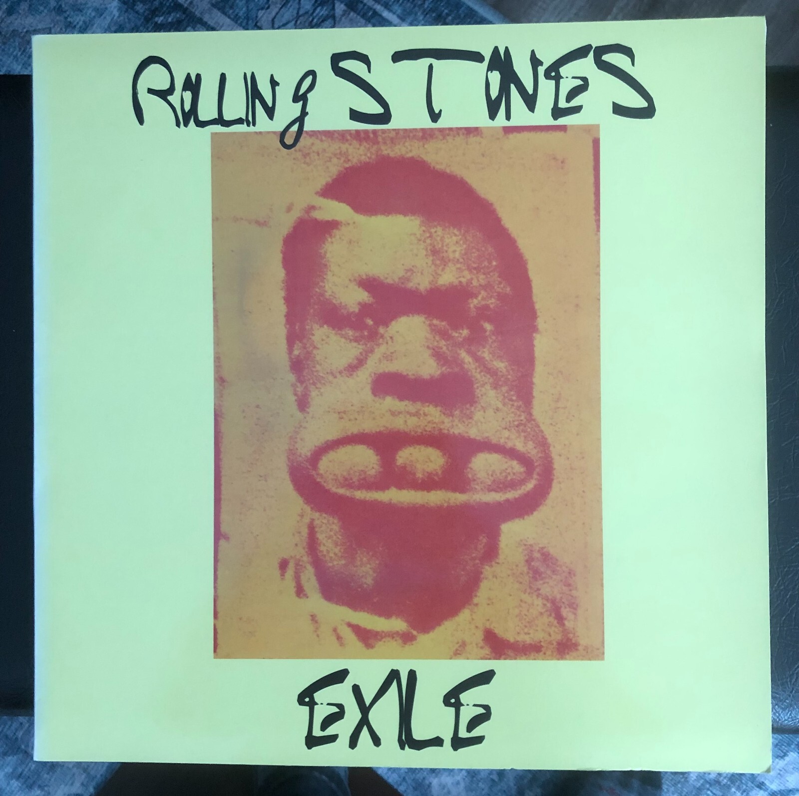 The Rolling Stones  Exile  blue marbled vinyl LP