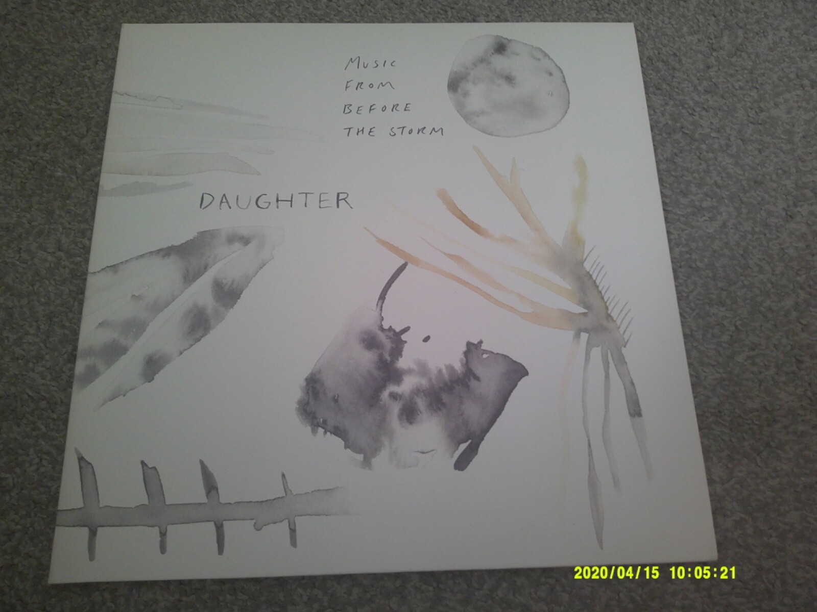 DAUGHTER Music From Before The Storm   INNERS 2017 RSD  2 x CLEAR VINYL  MINT