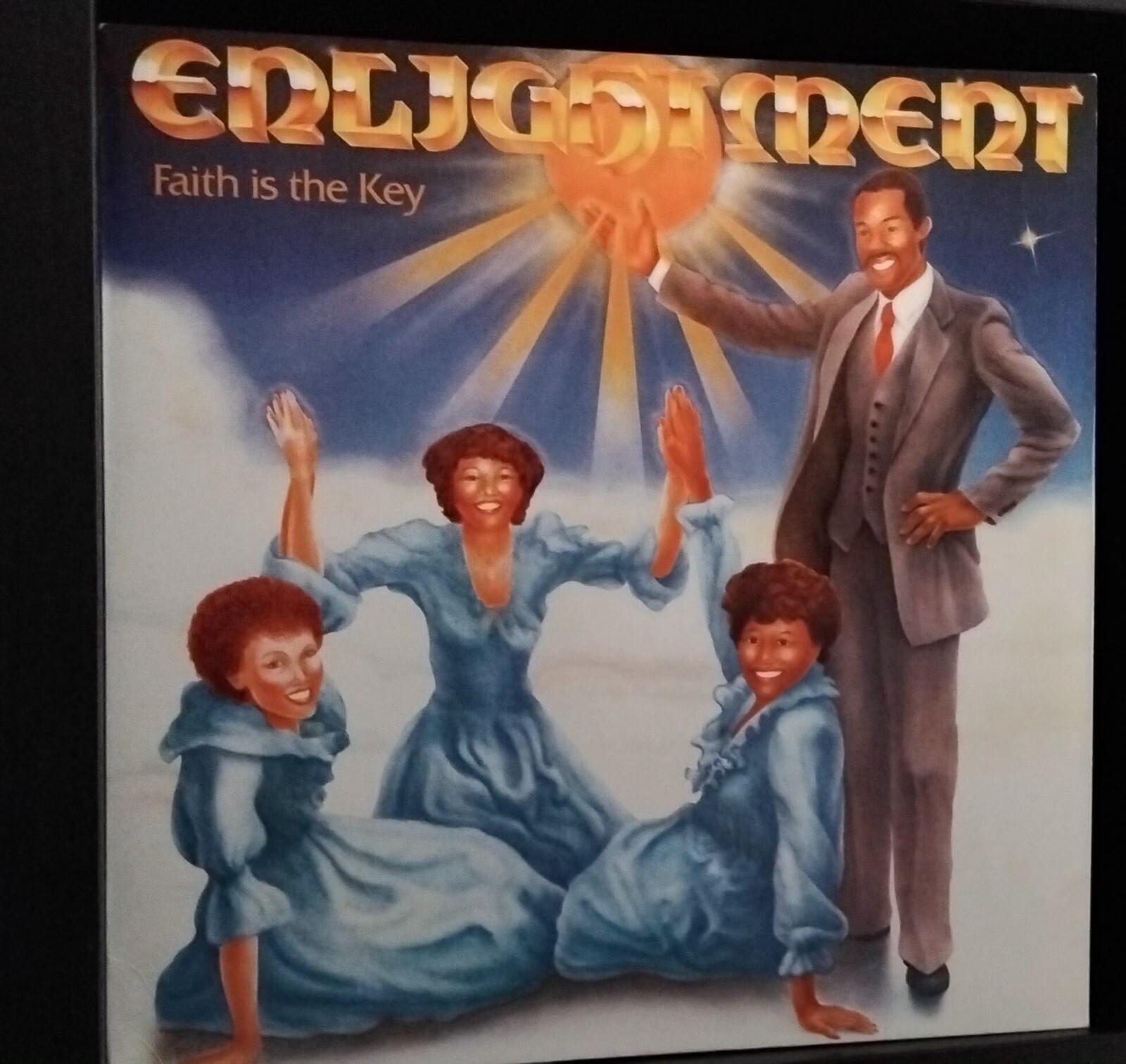 LP MEGA RARE FUNK LP Enlightment     Faith Is The Key New Release Records     NRR-40