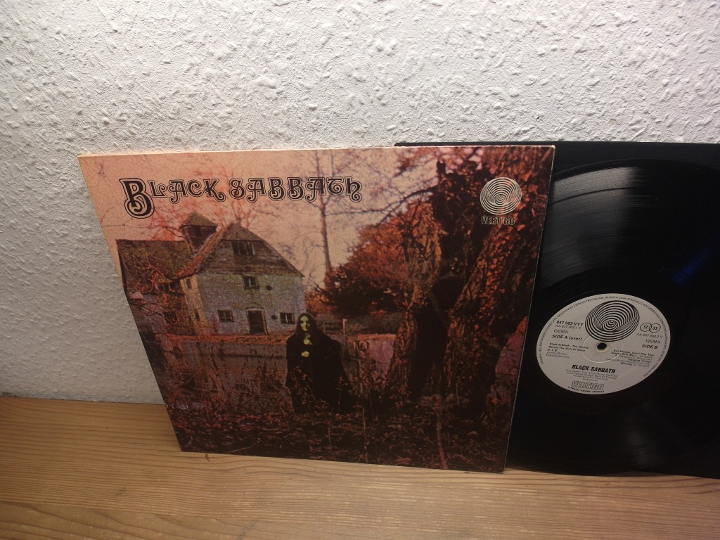 Black Sabbath  Ozzy Osbourne  SAME 1970 orig Vertigo Swirl LP / Hard Rock