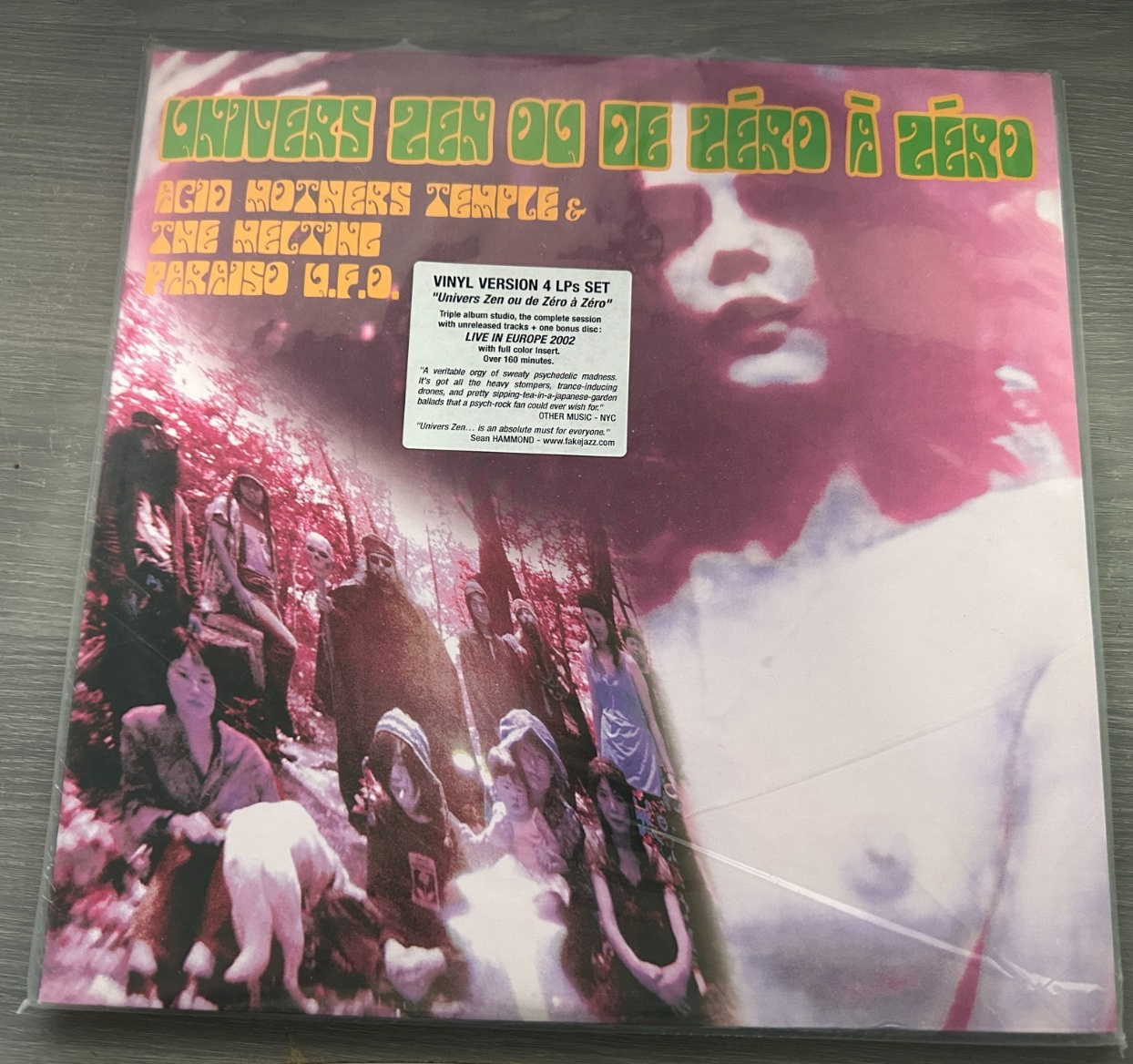 ACID MOTHERS TEMPLE - Univers Zen Ou De Zero A Zero - 4 LP Rare 2003 Psych NM
