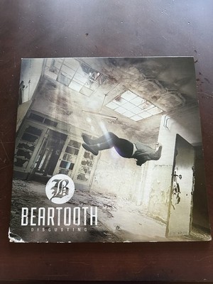 Beartooth - Disgusting Vinyl LP White OG Press Pop Up Jacket Rare