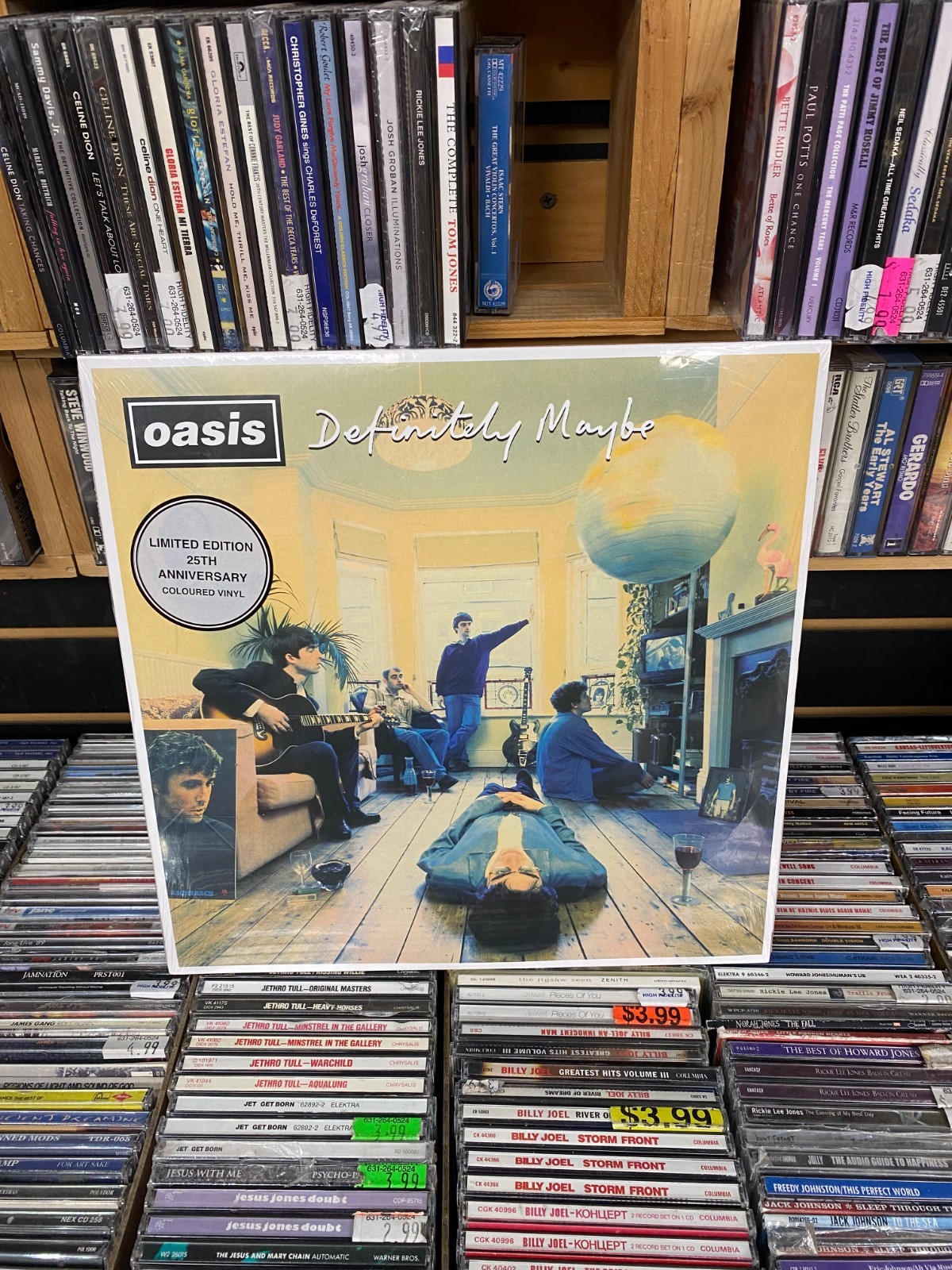 Oasis Definitely Maybe 1994 25th Anniversary 2019 Silver Vinyl UK  2 LP, NEW 