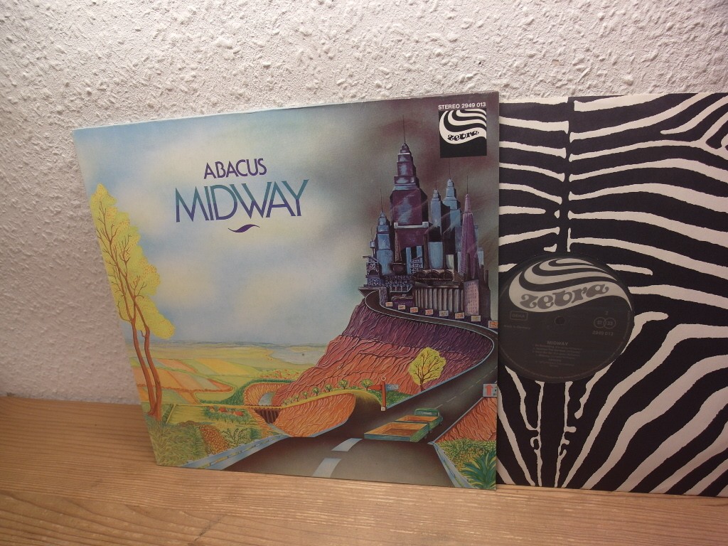 Abacus     Midway 1st press 1973 Mint Krautrock... prog orig Zebra / Top rare LP