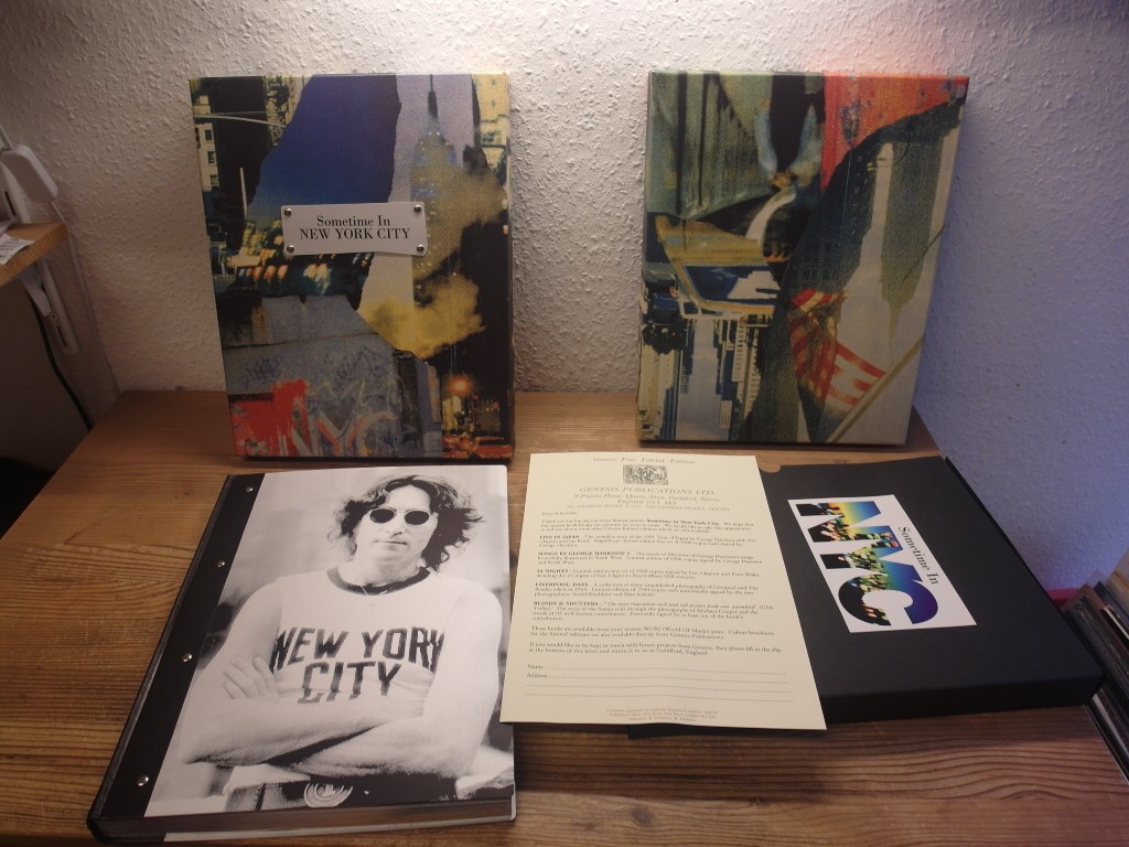 Beatles John Lennon / Yoko Ono  Sometime in New York City  Genesis MONSTER BOOK.