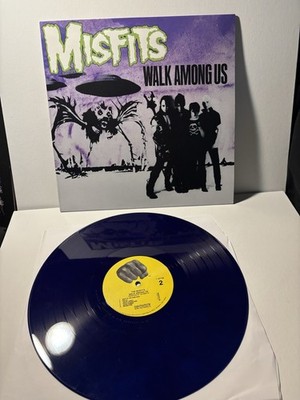MISFITS Walk Among Us Vinyl clear blue rare LP RUBY Records punk goth 