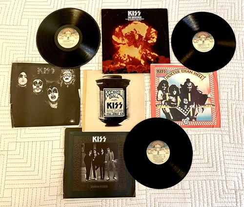 KISS The Originals  VG   3x LP 1976      BOOKLET      Vinyl NBLP 7032 AUCOIN Ace Frehley