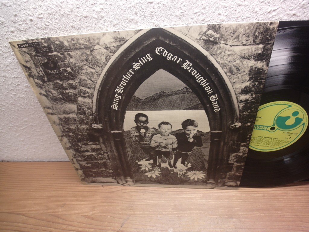 Psych, Experimental, Prog Rock, Edgar Broughton Sing Brother Sing orig Lp 1970