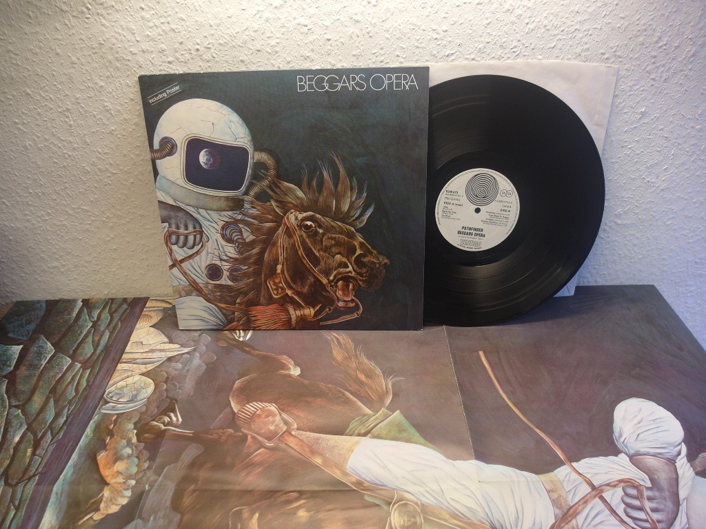 Beggars Opera     Pathfinder Orig Lp 1972 prog Rock Swirl Vertigo   Poster