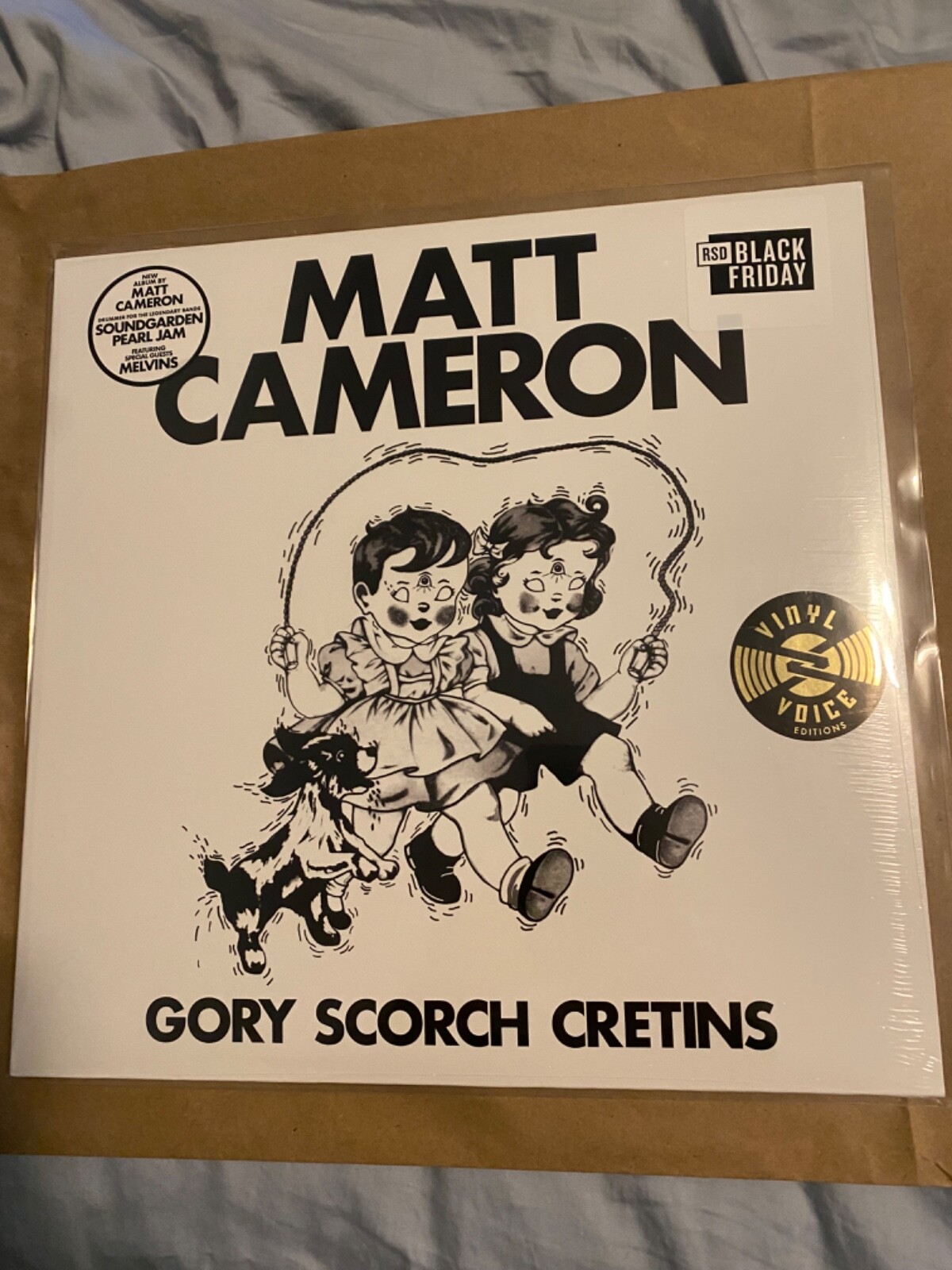 Matt Cameron Gory Scorch Cretins LP RSD Soundgarden Pearl Jam Melvins nirvana pj