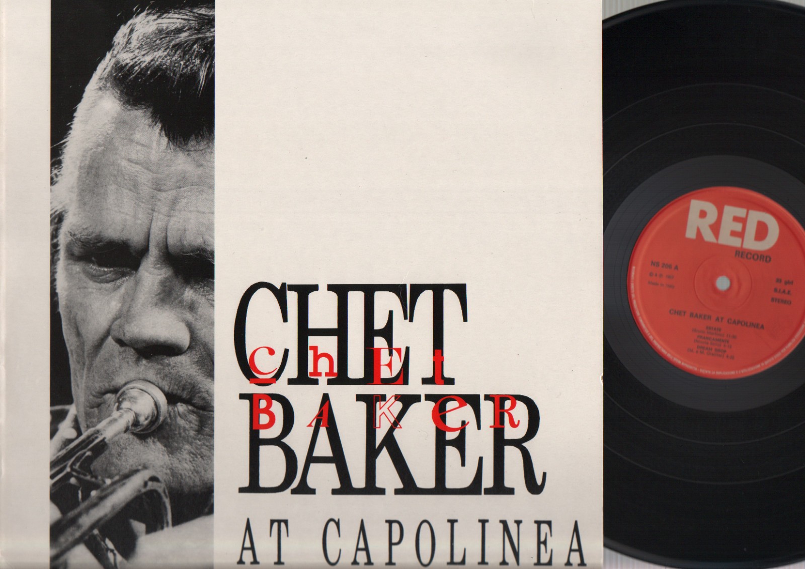 LP CHET BAKER AT CAPOLINEA 1987 MADE IN ITALY ITALY  ONLY  COOL JAZZ M- / M-