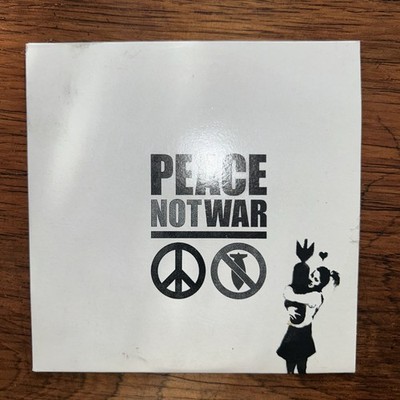 PEACE NOT WAR - BIG ISSUE PROMO CD - BANKSY - GOOD CONDITION - RARE