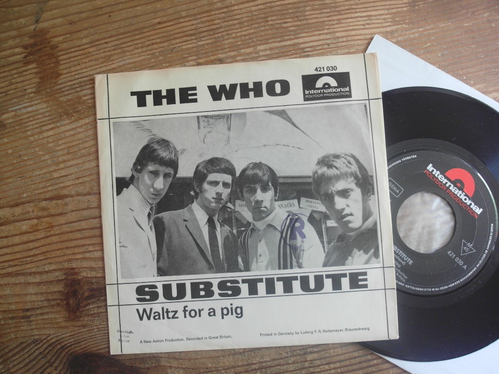 The Who     Substitute megarare Promo  7 Single 1966 mint- Garage Rock, Mod, Beat