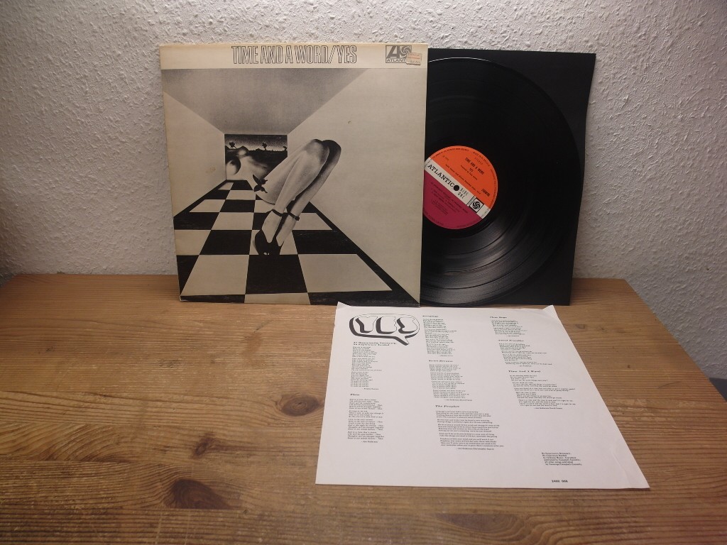 Yes     Time And A Word rare UK Red Plum LP 1970 Prog Rock, A1/B2