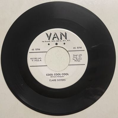 Clare Sisters R B POPCORN 45 Cool Cool Cool   Possessed By Love VAN VG     HEAR
