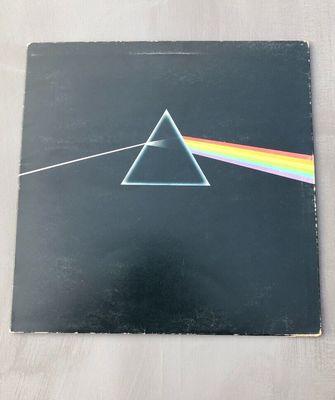 Pink Floyd The Dark Side Of The Moon vinyl First UK 1973 Solid Blue