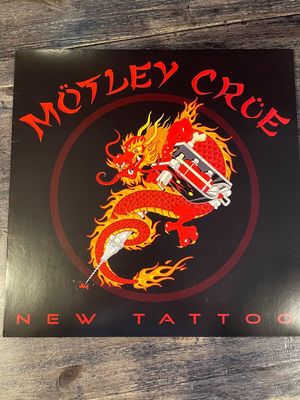 MOTLEY CRUE NEW TATTOO VINYL LP RECORD   INSERTS   IMPORT   US SELLER   NICE 