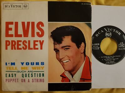 ELVIS PRESLEY  I M YOURS   1966 SPANISH EP   ULTRA RARE COVER    220 ON DISCOGS 