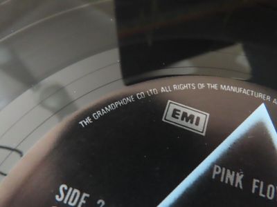 PINK FLOYD  DARK SIDE OF THE MOON   UK 2nd PRESS  GRAMOPHONE RIM TEXT  SUPERB LP