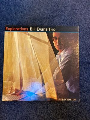 Bill Evans Trio  Explorations Vinyl LP   Riverside RLP 351 Mono  1961  DG EX VG 