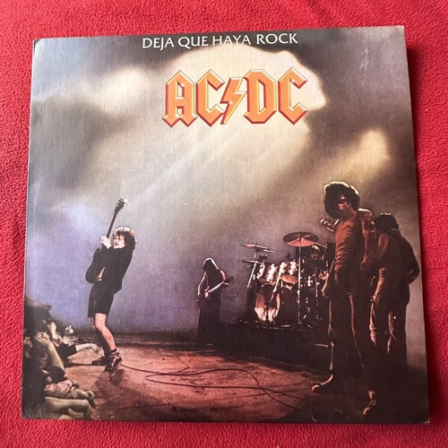 AC/DC       Deja Que Haya Rock Rare 1983 Argentina Lp Vinyl Vg /M- Let There Be Rock