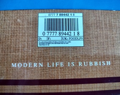 Blur - Modern Life is Rubbish Vinyl LP Record  1993  FOODLP9. VGC. Bargain.