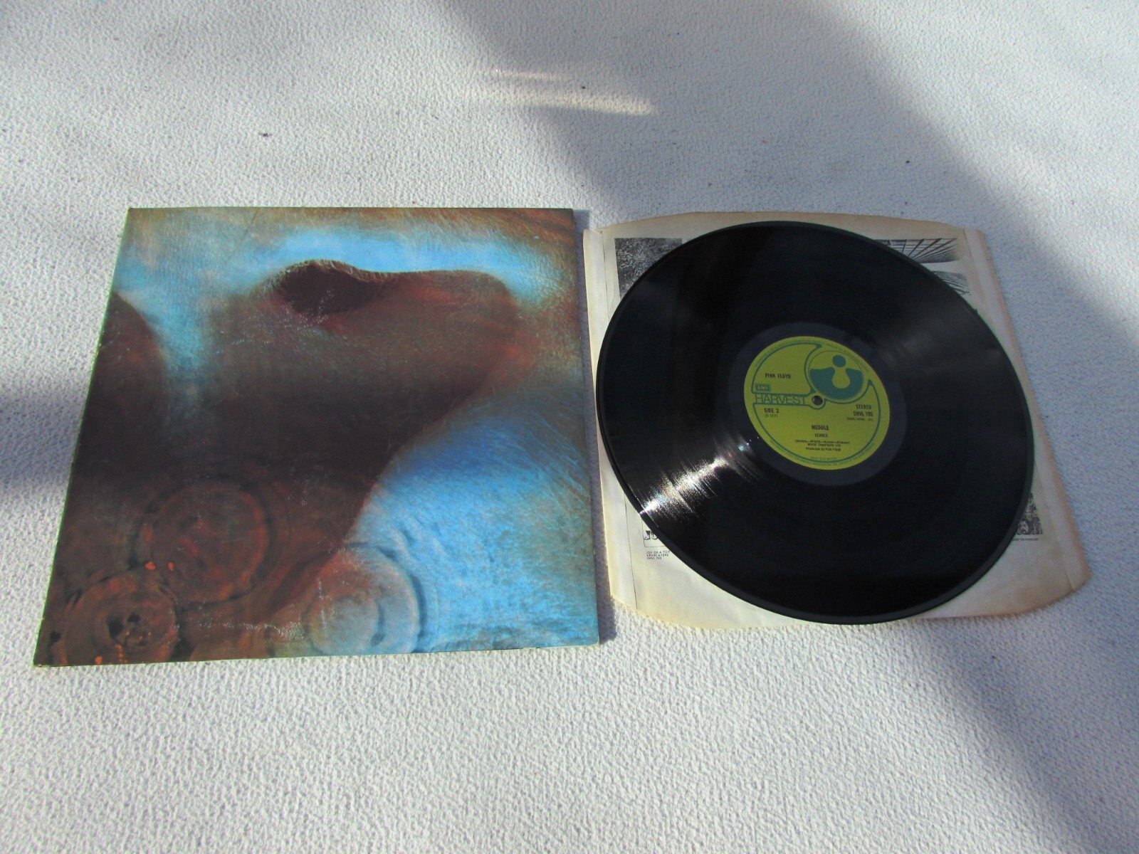 PINK FLOYD LP MEDDLE ORIGINAL UK HARVEST 1971 1st PRESSING NEAR MINT PSYCH