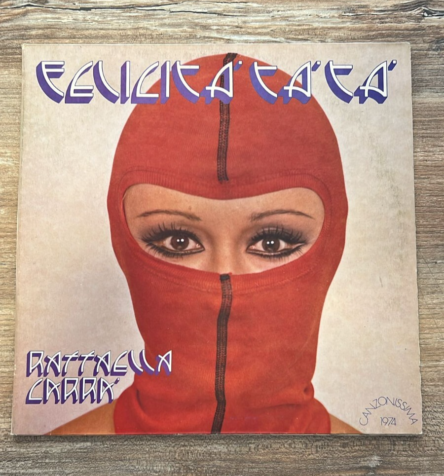 RAFFAELLA CARRA  - Felicit   T   T    LP-VINILE  Prima Stampa Italiana CGD 1974 EX