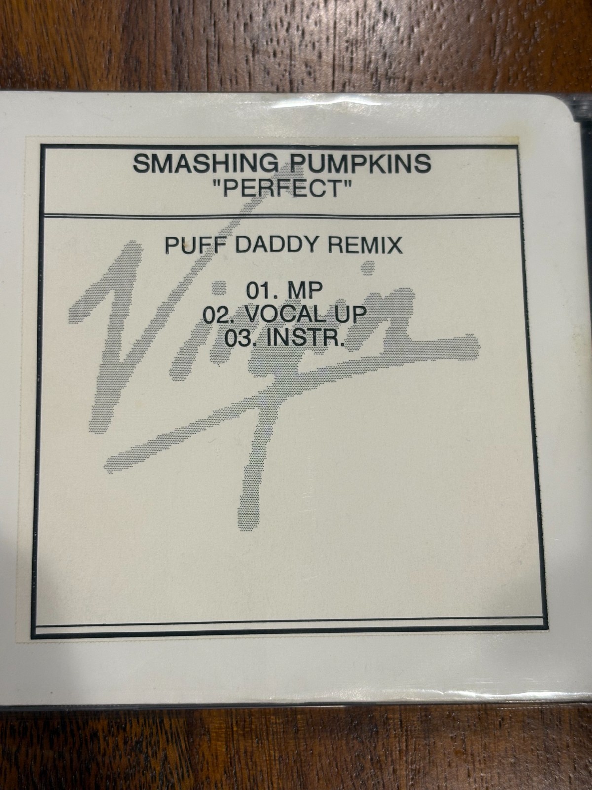 Smashing Pumpkins - Perfect Puff Daddy remixes promo cd