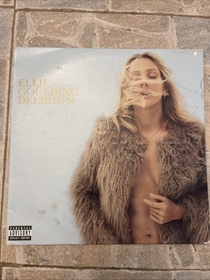 Delirium by Ellie Goulding  Record, 2015  White Vinyl Record Used