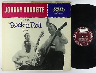 Johnny Burnette   Rock  N Roll Trio   S T LP   Coral   Rare Rockabilly Mono DG